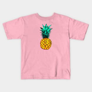 Pineapple Funny Hipster Fan Art Kids T-Shirt